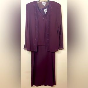 Vintage R&M Richard’s by Karen Kwong 2 piece Formal Dress
